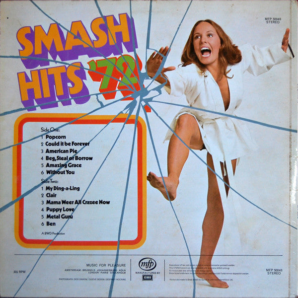 Unknown Artist - Smash Hits '72 (LP) 42842 Vinyl LP Vinyl Goed / Hoes Goed
