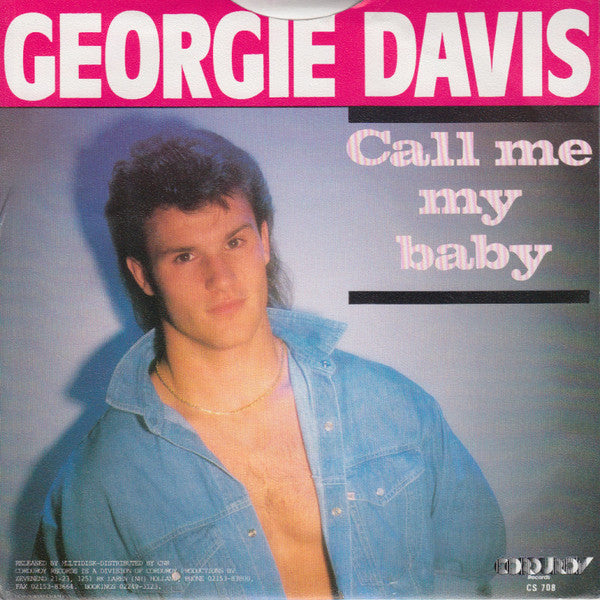 Georgie Davis - Call Me My Baby 30110 Vinyl Singles Vinyl Goed / Hoes Goed