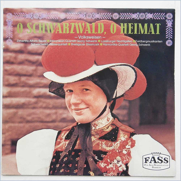 Various - O Schwarzwald, O Heimat -Volksweisen (LP) 44285 Vinyl LP Vinyl Goed / Hoes Goed