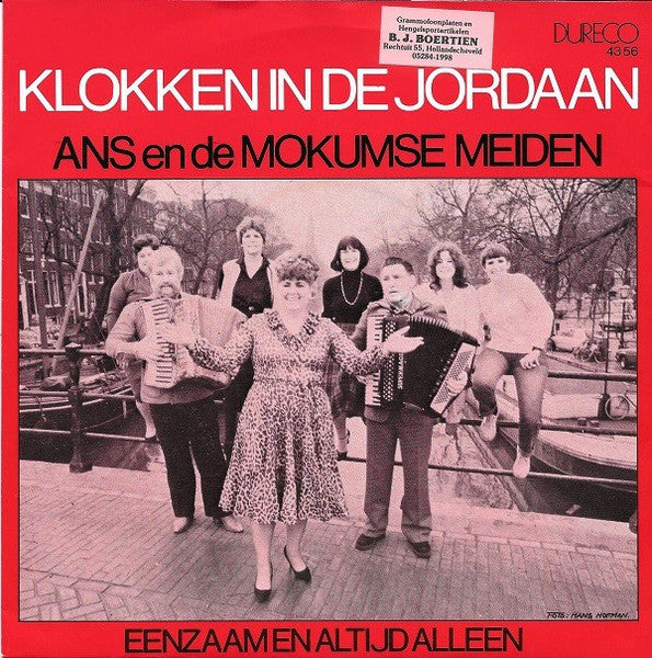 Ans en de Mokumse Meiden - Klokken In de Jordaan 15405 Vinyl Singles Vinyl Goed / Hoes Goed