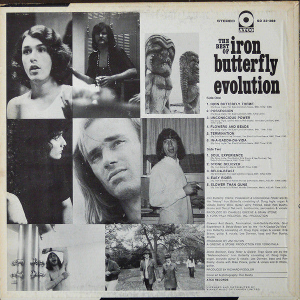Iron Butterfly - The Best Of Iron Butterfly Evolution (LP) 51958 Vinyl LP Vinyl Goed / Hoes Goed