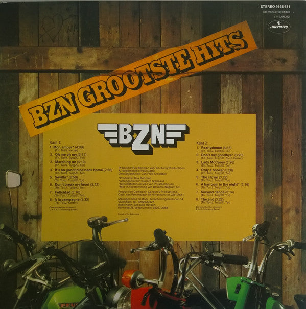 BZN - Grootste Hits (LP) 51841 Vinyl LP Vinyl Goed / Hoes Goed