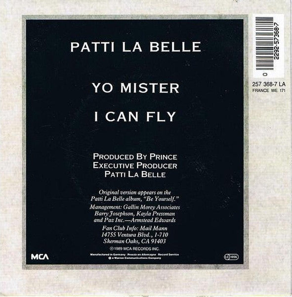 Patti LaBelle - Yo Mister 33439 Vinyl Singles Vinyl Goed / Hoes Goed