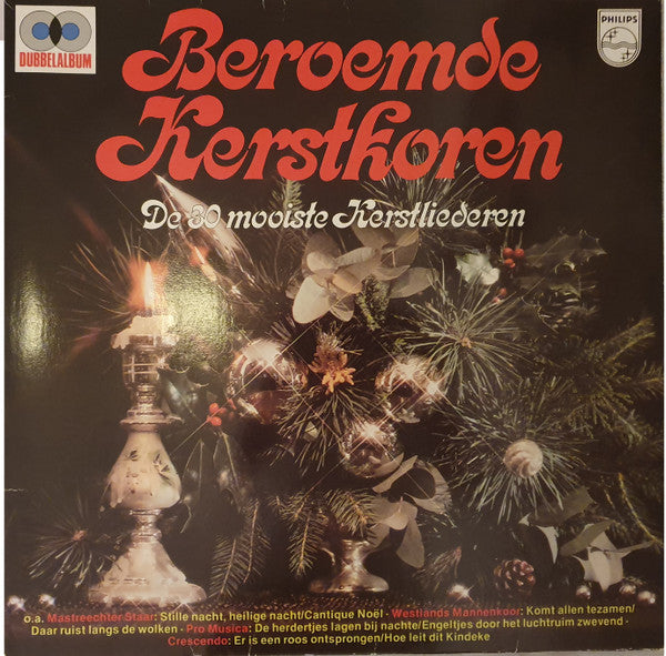 Various - Beroemde Kerstkoren, De 30 Mooiste Kerstliederen (LP) 51570 Vinyl LP Dubbel Vinyl Goed / Hoes Goed