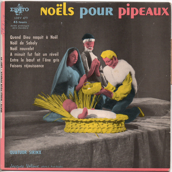 Quatuor Syrinx - Noëls Pour Pipeaux 08187 Vinyl Singles EP Vinyl Goed / Hoes Goed