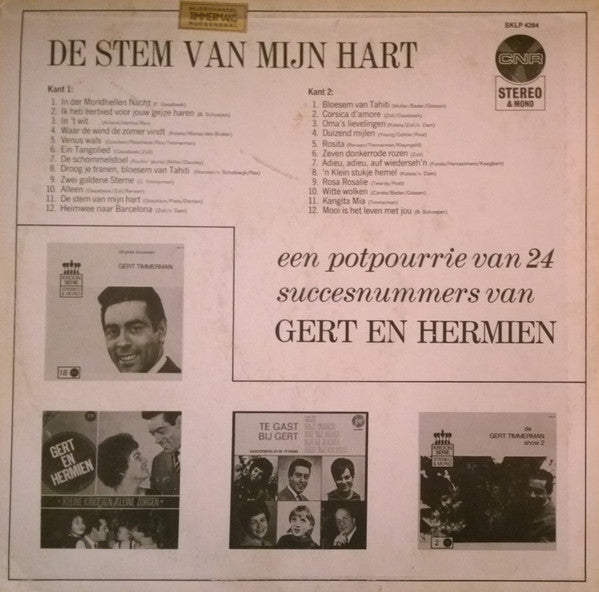 Gert En Hermien - De Stem Van Mijn Hart (LP) Vinyl LP Vinyl Zeer Goed / Hoes Goed "VINYLSINGLES.NL"