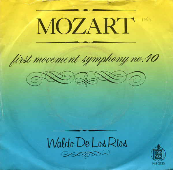 Wolfgang Amadeus Mozart - Waldo De Los Rios - First Movement Symphony No.40 41759 Vinyl Singles Vinyl Goed / Hoes Goed