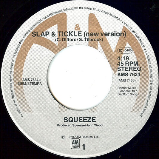 Squeeze - Slap & Tickle 38697 Vinyl Singles Vinyl Goed / Hoes Generic