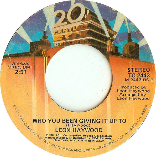 Leon Haywood - Don't Push It Don't Force It 36312