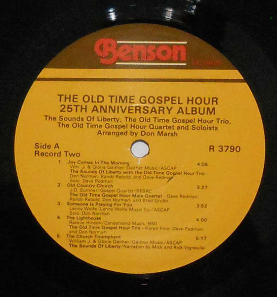Thomas Road Baptist Church Old Time Gospel Hour Ministry, The - Jesus First (LP) 42630