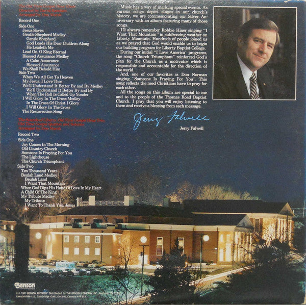 Thomas Road Baptist Church Old Time Gospel Hour Ministry, The - Jesus First (LP) 42630