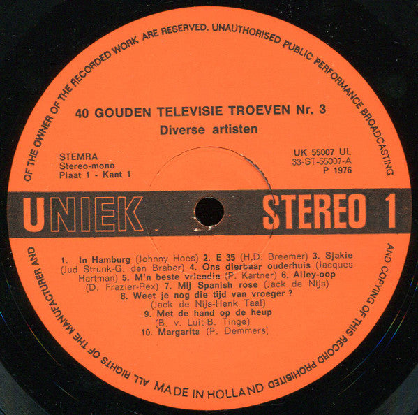 Various - 40 Goldene Fernsehtrümpfe 3 (LP) 46655