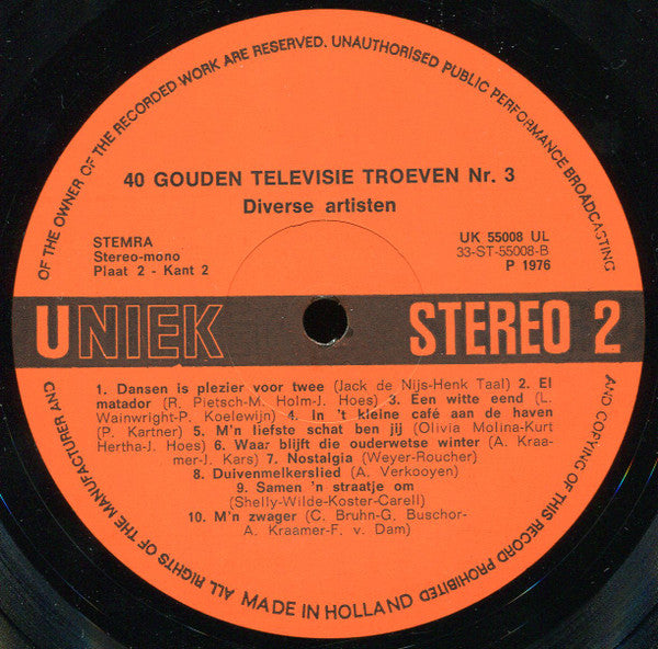 Various - 40 Goldene Fernsehtrümpfe 3 (LP) 46655