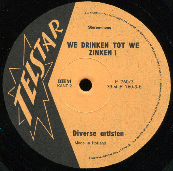 Verschiedene – Johnny Hoes präsentiert: Und wir trinken, bis wir untergehen! (LP) 51277