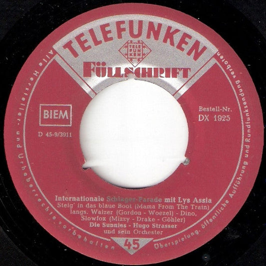 Lys Assia - Internationale Schlager-Parade 40002 Vinyl Singles Vinyl Goed / Hoes Goed