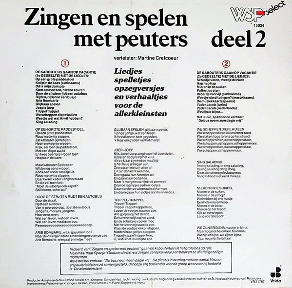 Various - Singen und Spielen mit Kleinkindern Teil 2 (LP) 50867