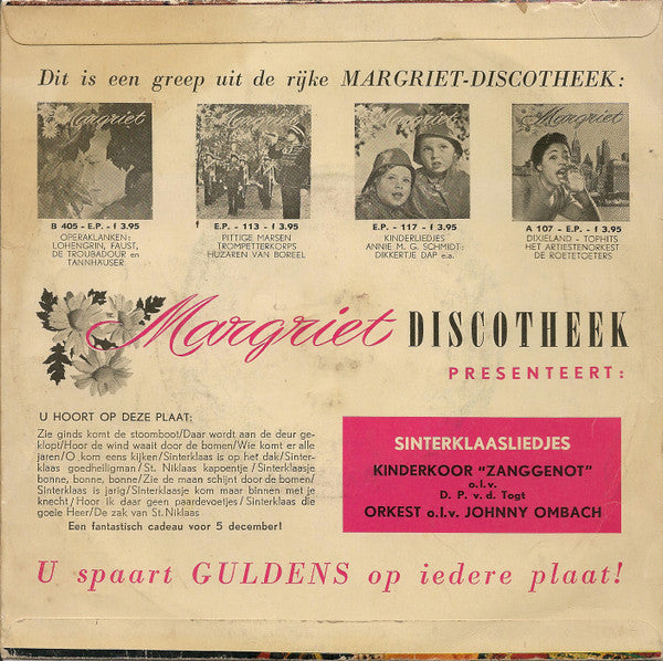 Kinderkoor Zanggenot - Sinterklaasliedjes 42519 Vinyl Singles Vinyl Goed / Hoes Goed