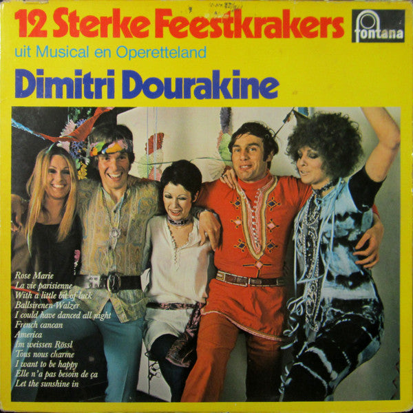 Dimitri Dourakine - 12 Sterke Feestkrakers Uit Musical En Operetteland (LP) Vinyl LP Vinyl Zeer Goed / Hoesje Goed "VINYLSINGLES.NL"