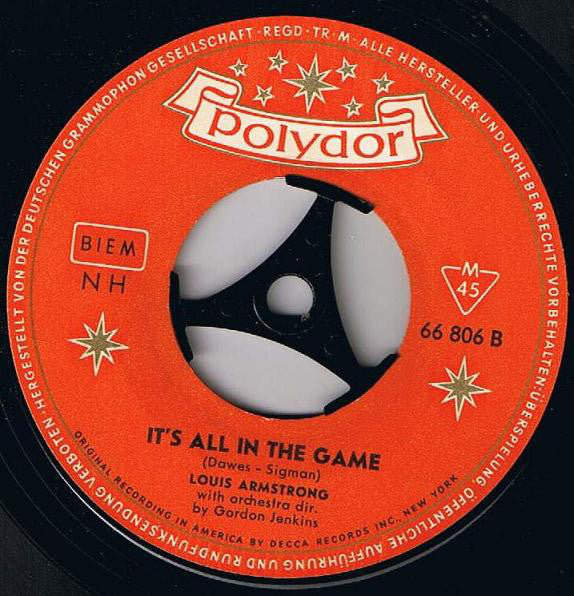 Louis Armstrong Und Gabriele - Onkel Satchmo's Lullaby 12391 Vinyl Singles Vinyl Goed / Hoes Goed