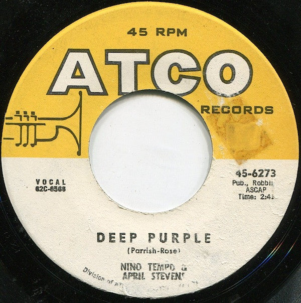 Nino Tempo & April Stevens - Deep Purple 15785 Vinyl Singles Vinyl Goed / Hoes Goed