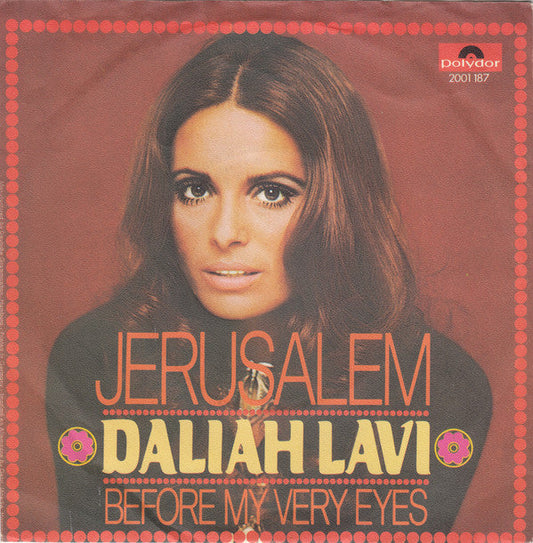 Daliah Lavi - Jerusalem 09590 Vinyl Singles Vinyl Goed / Hoes Goed