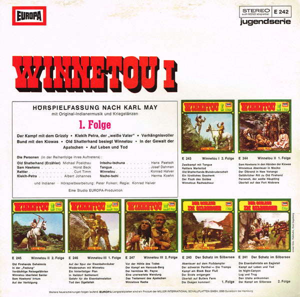 Karl May - Winnetou I 1. Folge (LP) 46997 (B)