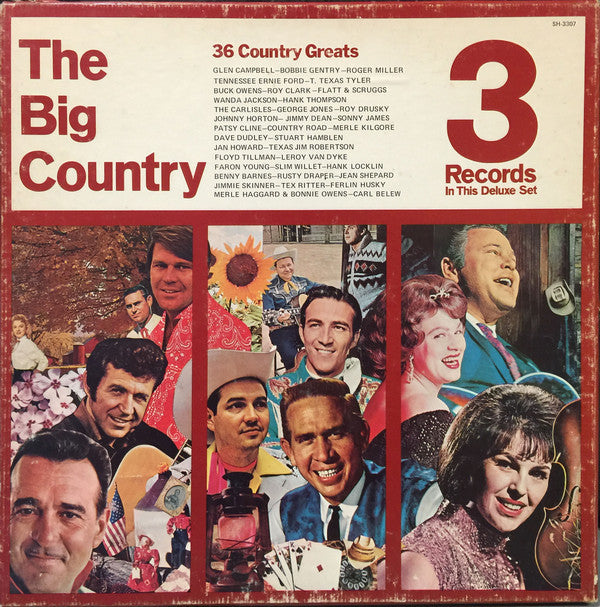 Various - The Big Country (LP) 44500 Vinyl LP Vinyl Goed / Hoes Goed