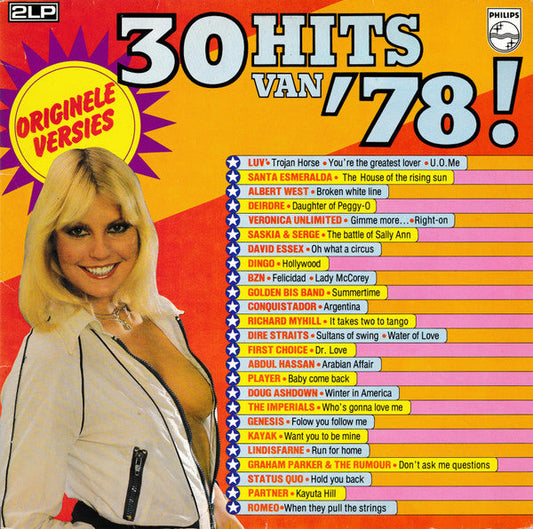 Various - 30 Hits van '78! (LP) 51342 Vinyl LP Dubbel Vinyl Goed / Hoes Goed