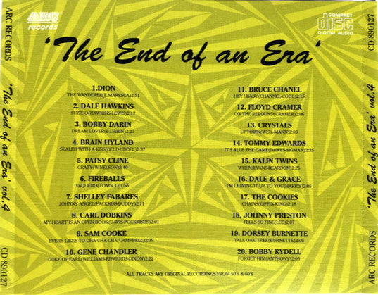 Various - 'The End Of An Era' Vol. 4 (CD) 70866 Compact Disc Goede Staat
