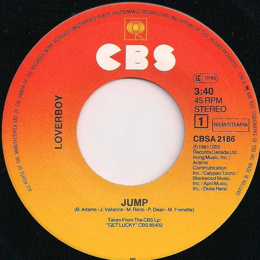 Loverboy - Jump 38677 Vinyl Singles Vinyl Goed / Hoes Generic