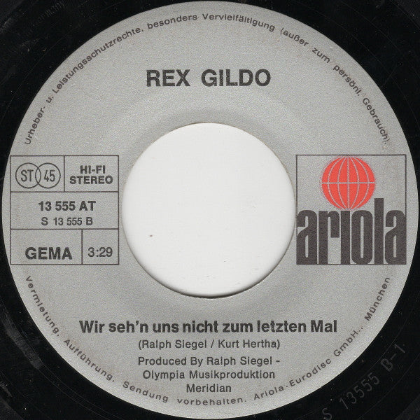 Rex Gildo - Marie, Der Letzte Tanz Ist Nur Für Dich 43570 Vinyl Singles Vinyl Goed / Hoes Goed