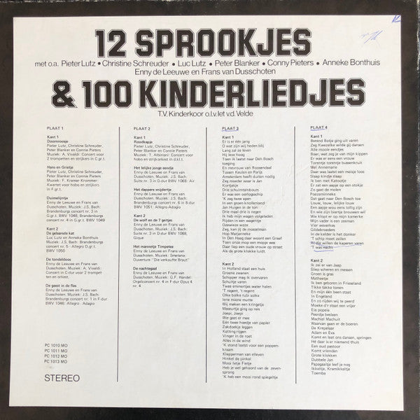 Various - 12 Fairy Tales and 100 Children's Songs (LP) 51162