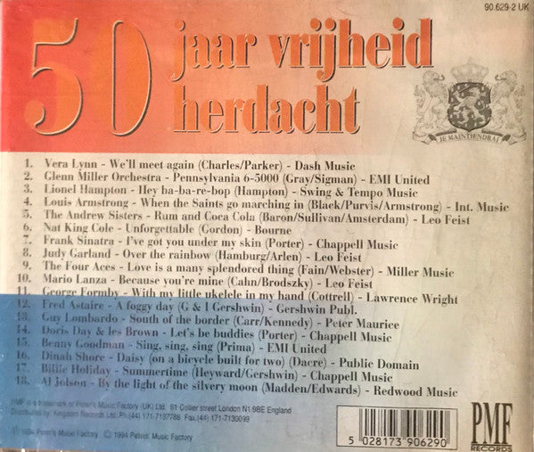 Various - 50 Jaar Vrijheid Herdacht (CD) 70503 Compact Disc Goede Staat