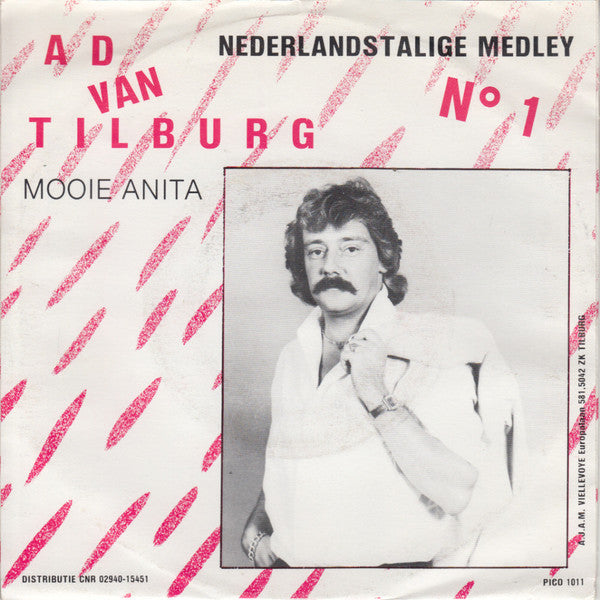 Ad Van Tilburg - Nederlandstalige Medley N° 1 31221 Vinyl Singles Vinyl Goed / Hoes Goed