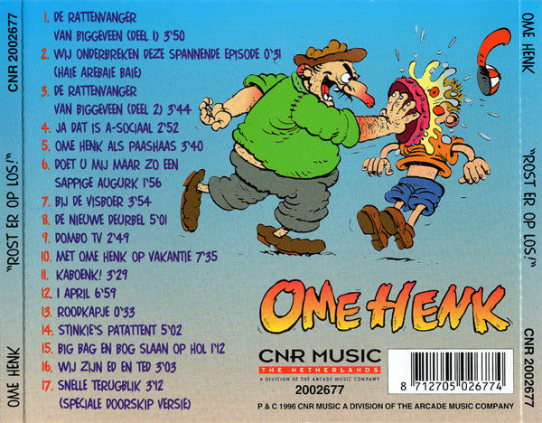 Ome Henk - Rost Er Op Los! (CD) Compact Disc Vinyl Goed / Hoes Goed
