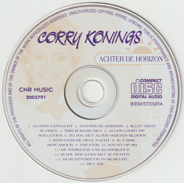 Corry Konings - Achter De Horizon (CD) Compact Disc Vinyl Goed / Hoes Goed