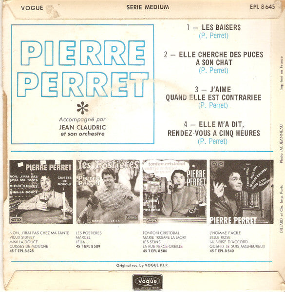 Pierre Perret - Les Baisers 37742 Vinyl Singles Vinyl Goed / Hoes Goed