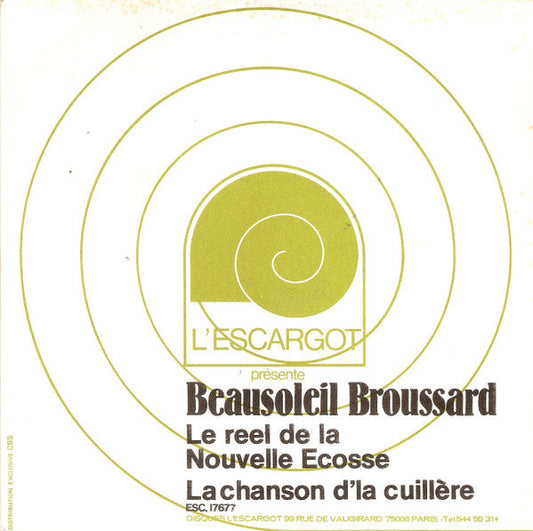 Beausoleil Broussard - Le Réel De La Nouvelle Ecosse 31427 Vinyl Singles Vinyl Goed / Hoes Goed