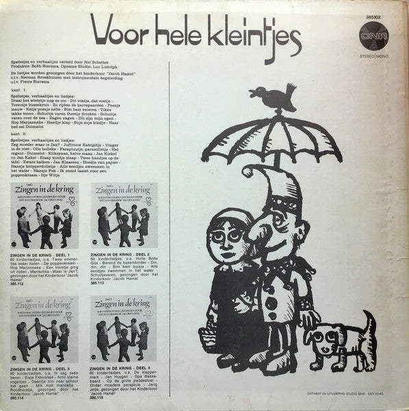 Jacob Hamel - Voor Hele Kleintjes (LP) 40945 Vinyl LP Vinyl Goed / Hoes Goed