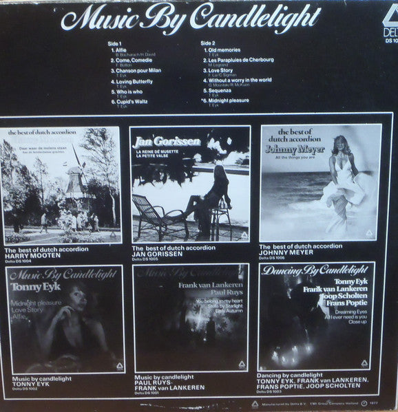 Tonny Eyk - Music By Candlelight (LP) 50938 Vinyl LP Vinyl Goed / Hoes Goed