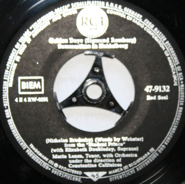 Mario Lanza - Sing For You 29487 Vinyl Singles Vinyl Goed / Hoes Goed