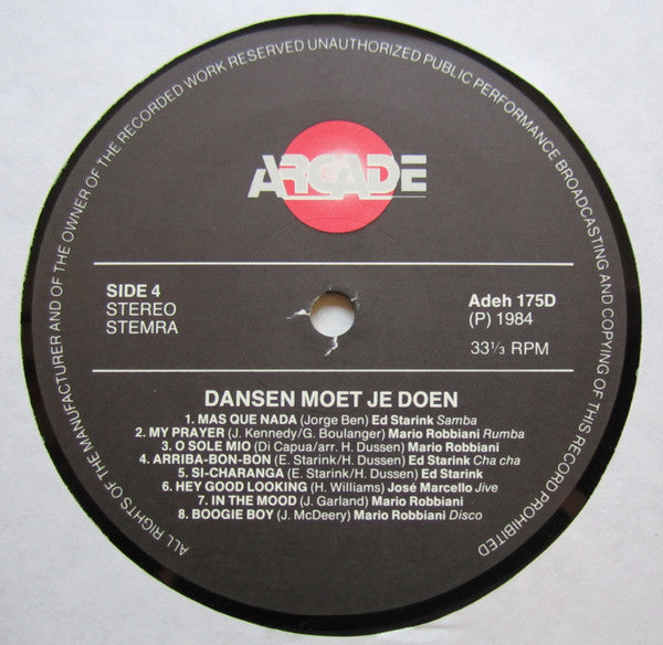 José Marcello, Mario Robbiani, Ed Starink – Dancing Must Do (LP) 42895