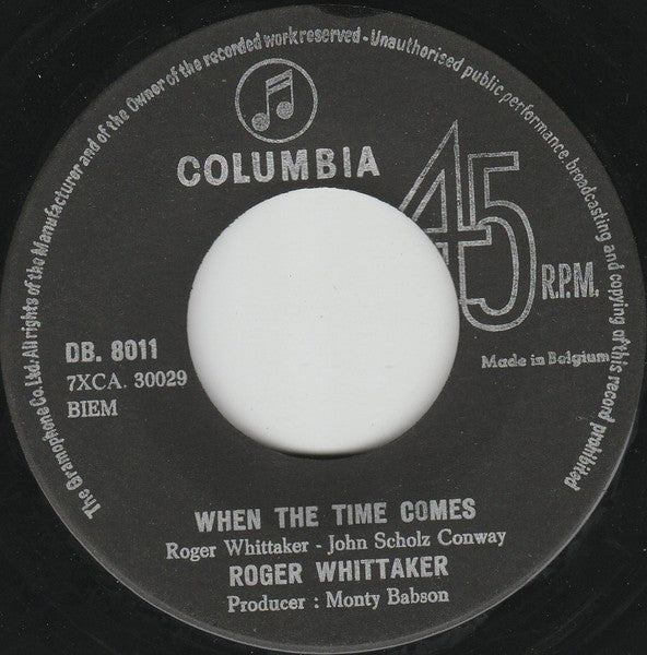 Roger Whittaker - Mexican Whistler 40408 Vinyl Singles Vinyl Goed / Hoes Generic