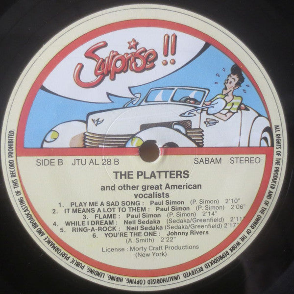 Various - The Platters And Other American Vocalists (LP) 48194 Vinyl LP Vinyl Goed / Hoes Goed