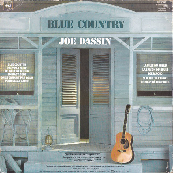 Joe Dassin - Blue Country (LP) 46589 Vinyl LP Vinyl Goed / Hoes Goed
