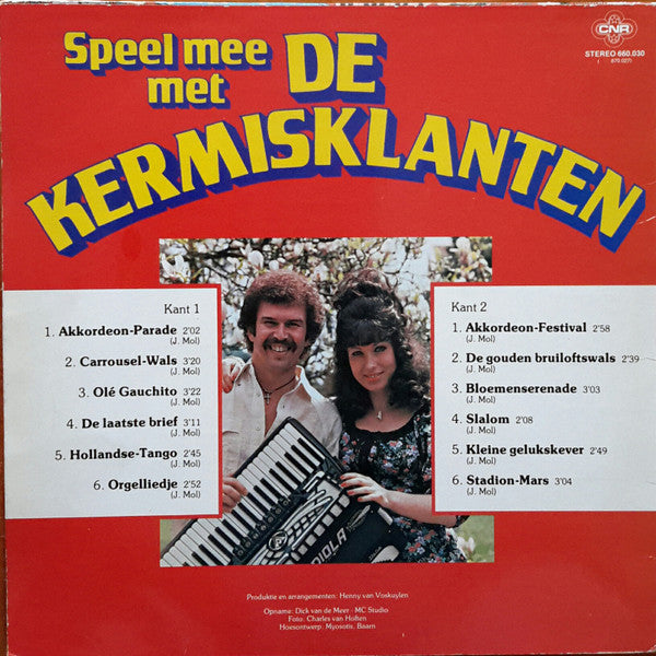 Kermisklanten - Speel Mee Met De Kermisklanten (LP) 48784 Vinyl LP Vinyl Goed / Hoes Goed