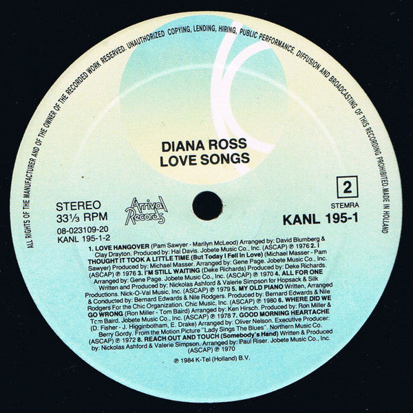 Diana Ross – Love Songs (LP) 48585