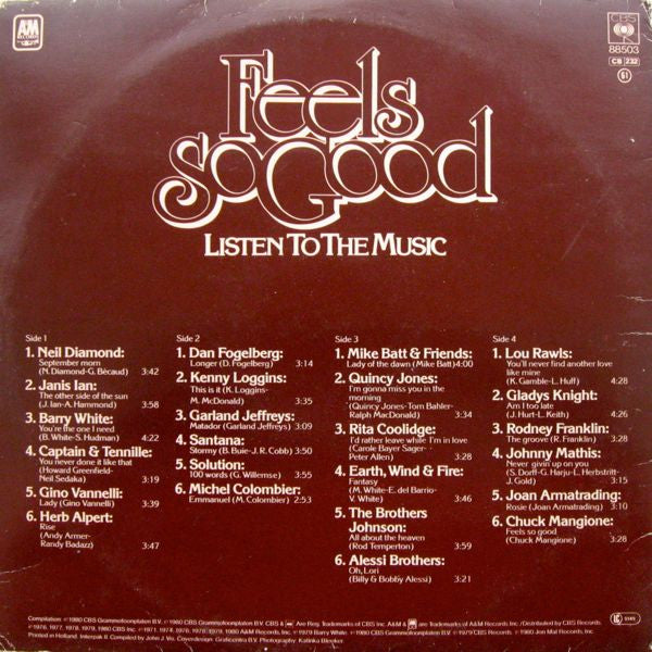 Various - Feels So Good - Listen To The Music (LP) 50923 Vinyl LP Dubbel Vinyl Goed / Hoes Goed