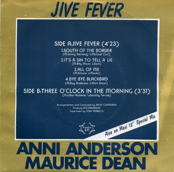 Anni Anderson & Maurice Dean - Jive Fever 19045