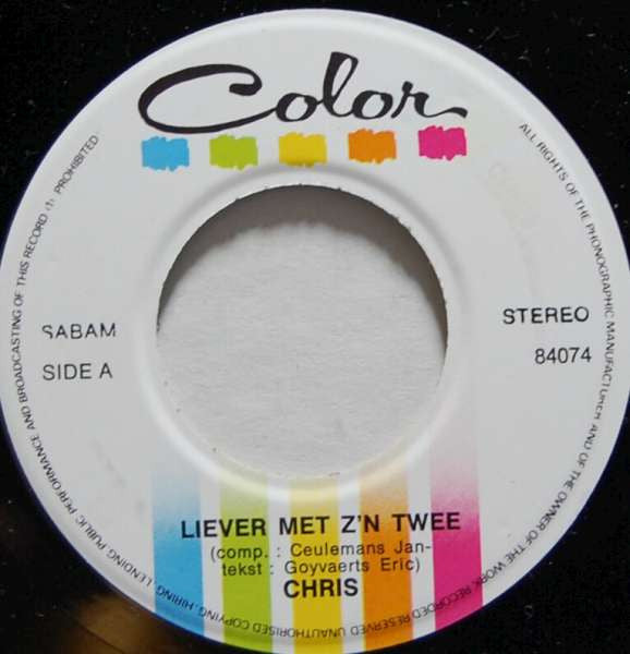 Chris Van Tongelen – Rather With Two 31454